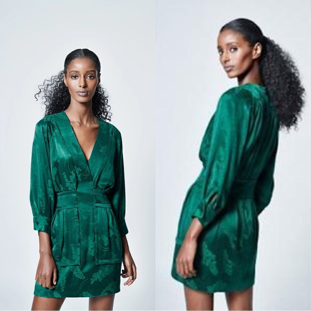 Smythe Emerald Green Mini Dress